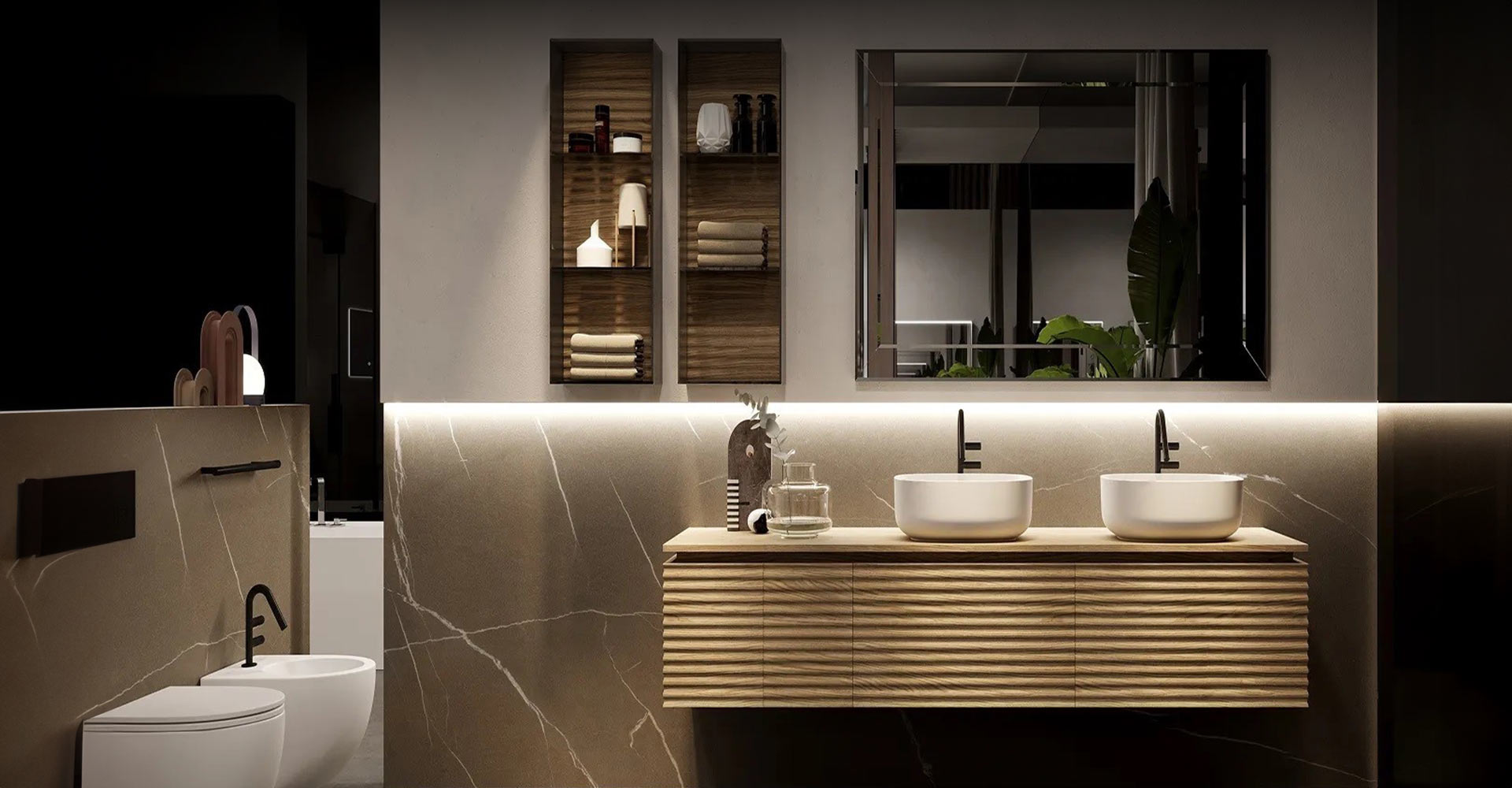 Badezimmer neu renoviert für Kunden in Oberösterreich und Salzburg - gestaltet von GG-Baddesign, aus dem Mondseeland